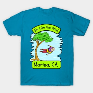 Fly Like The Wind In Marina California T-Shirt